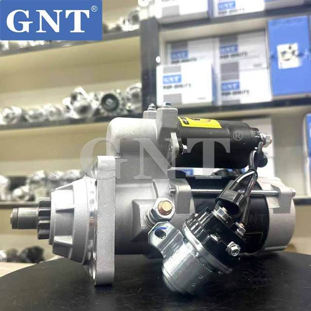 24V 10T GNT Starter motor compatible with CUMMINS QSB7 QSB6.7 Hyundai R215VS 29MT Engine 5340058 8201043 8200475 8200297
