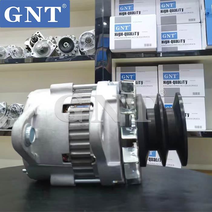 24V 35A Alternator compatible with KOMATSU 6D125 Engine 6008215341 6008215411 6008215441 6008215540 6008216110 6008216130 6008216140