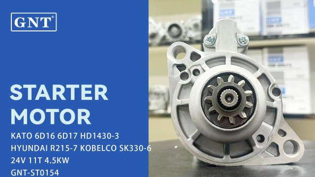 24V 11T 4.5KW GNT Starter motor compatible with KATO 6D16 Engine M008T60071 M008T60071A M008T60071C M008T60072 M009T65171 M8T60071 M8T60071A