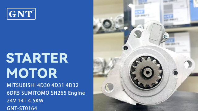 24V 14T Starter Motor compatible with MITSUBISHI 4D30 4D31 SH265 HD512 Engine M003T57575 M008T60271A M3T57575 M8T60271A ME019911