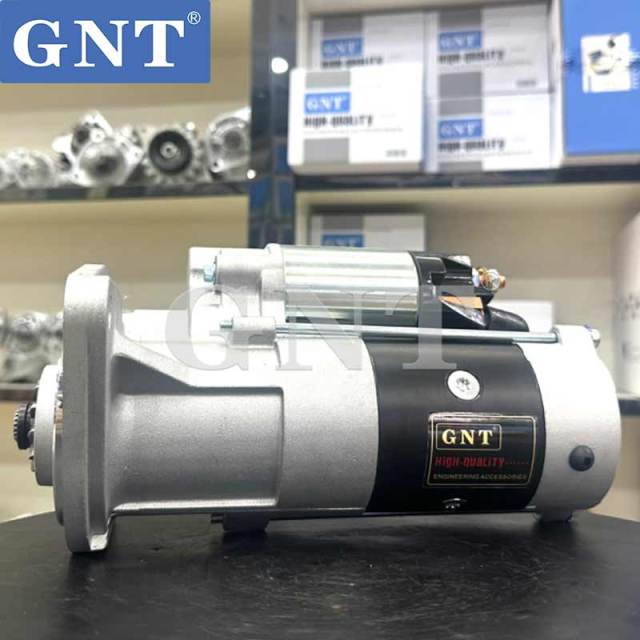 24V 11T Starter compatible with Mitsubishi 6D34 Engine M008T87171 M8T87171 ME049303 ME080740 VAME049303 60267410 2-3377-2W 18539N