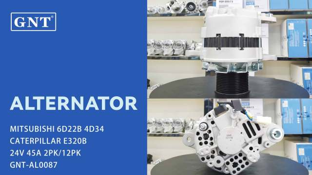 24V 45A Alternator compatible with MITSUBISHI 6D22 4D34 Engine ALM4686LP ALM4686NW ALM4686SK ALM4686UW ALM7686LK ALM7686SK
