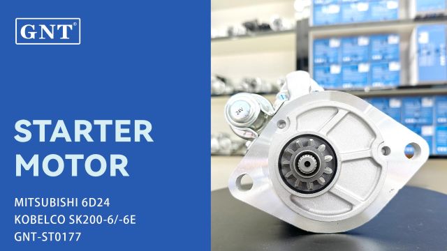 24V 11T Starter compatible with Mitsubishi 6D34 Engine M008T87171 M8T87171 ME049303 ME080740 VAME049303 60267410 2-3377-2W 18539N