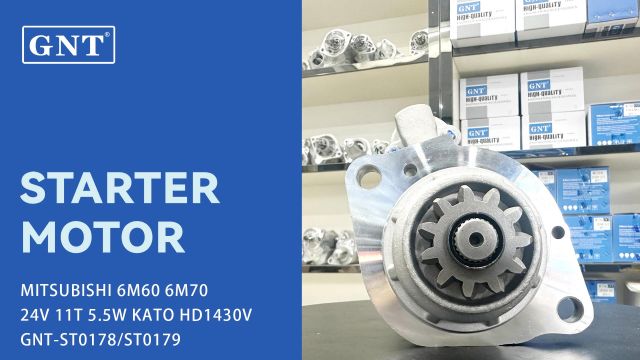 24V 11T Starter compatible with Mitsubishi 6M60 6M70 Engine M009T60971A M9T60971 M9T60971A ME180049 ME350243 ME352610 STR7910 ME152467