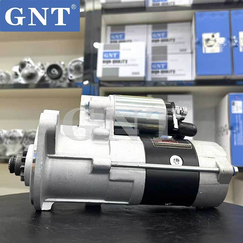 24V 11T Starter Motor compatible with Hitachi 4LE2 Engine 115802 8971374780 8971374781 8971374782 8972047190 8972047191 8980723150