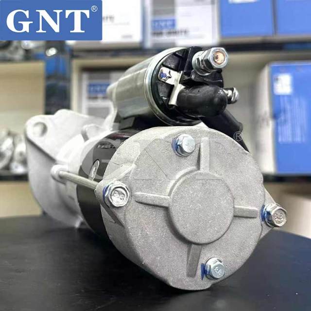 24V 11T Starter Motor compatible with Hitachi 4LE2 Engine 115802 8971374780 8971374781 8971374782 8972047190 8972047191 8980723150