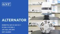 24V 40A Alternator compatible with KOMATSU PC200-3 Engine 6008215341 6008215411 6008215441 6008215540 6008216110 6008216130 6008216140