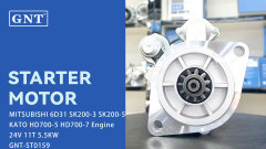 24V 11T Starter Motor for MITSUBISHI 6D31 CST35617AS CST35617GS 0280006950 PA510087 113560 LRA1909 LRA01909 STM3388EC STM3388NL