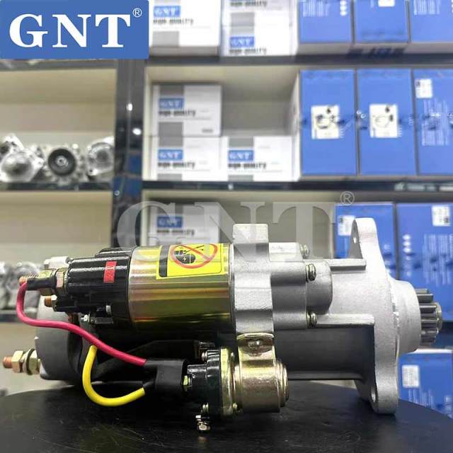 24V 12T 7.5KW GNT Starter motor compatible with VOLVO EC360 EC480 Engine 0001330057 0986024990 114310 115888 19070001 19081010 DRS0319