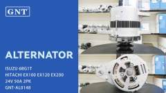 24V 50A Alternator compatible with ISUZU 6BG1T Engine 1812005775 71427200 71436100 71440321 0350000013 0350003010 0350003011 0350003012