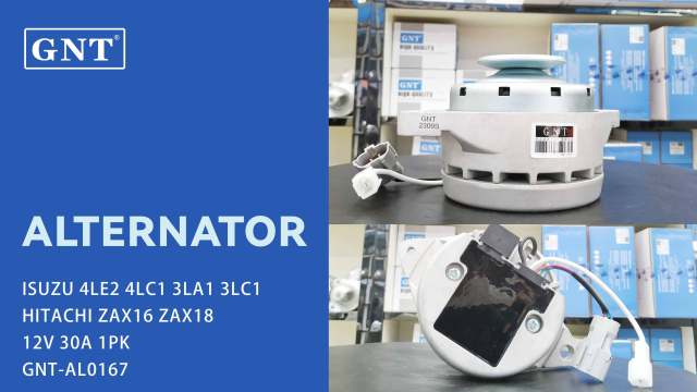 12V 20A Alternator compatible with ISUZU 4LE2 4LC1 3LA1 Engine 8970489700 8970489701 8970489702 GP9901 GP9905 ALZ8564RB ALZ8564WA