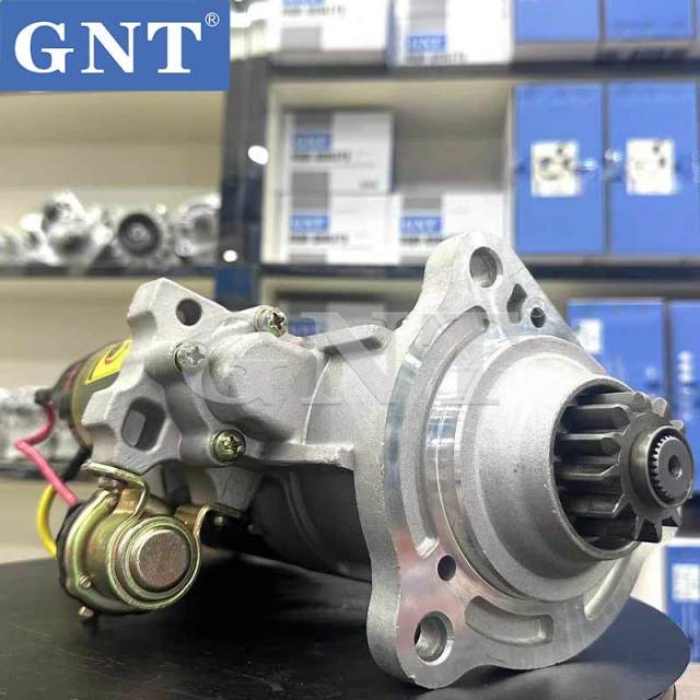 24V 12T Starter compatible with VOLVO D12D D12E Engine MS773 220570 M009T82671 M009T82672 M9T82171 M9T82172 M9T82671 M9T82671AM M9T82672