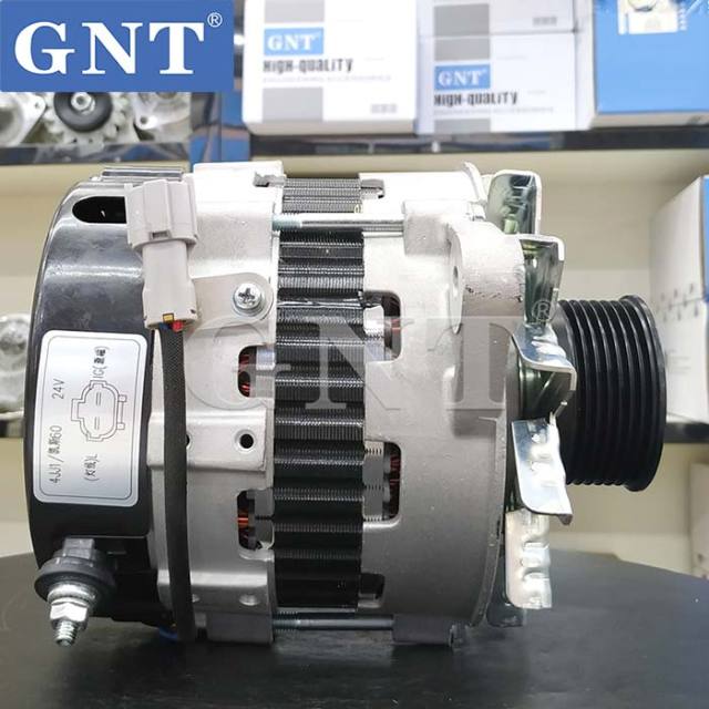 24V 50A Alternator compatible with ISUZU 4JJ1 4JJ1X Engine 8980182040 8980921120 8980921121 8980921122 71440526 02802633 ALK4648LP