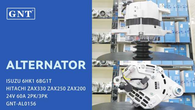 24V 60A Alternator compatible with ISUZU 6HK1 Engine A4TU9685 8983413970 ALM6285RB ALM6285WA 301N20192Z ALM6285MA 115315