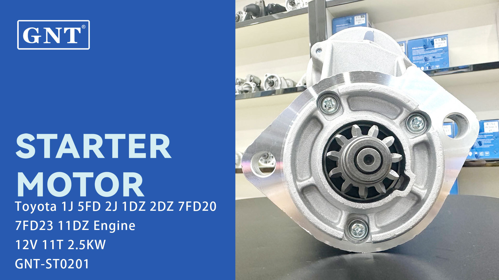 12V 11T 2.5KW Starter compatible with Toyota 1J Engine 112036 CST40127 CST40127AS CST40127ES CST40127GS CST40127RS DRS0812 DSN2111
