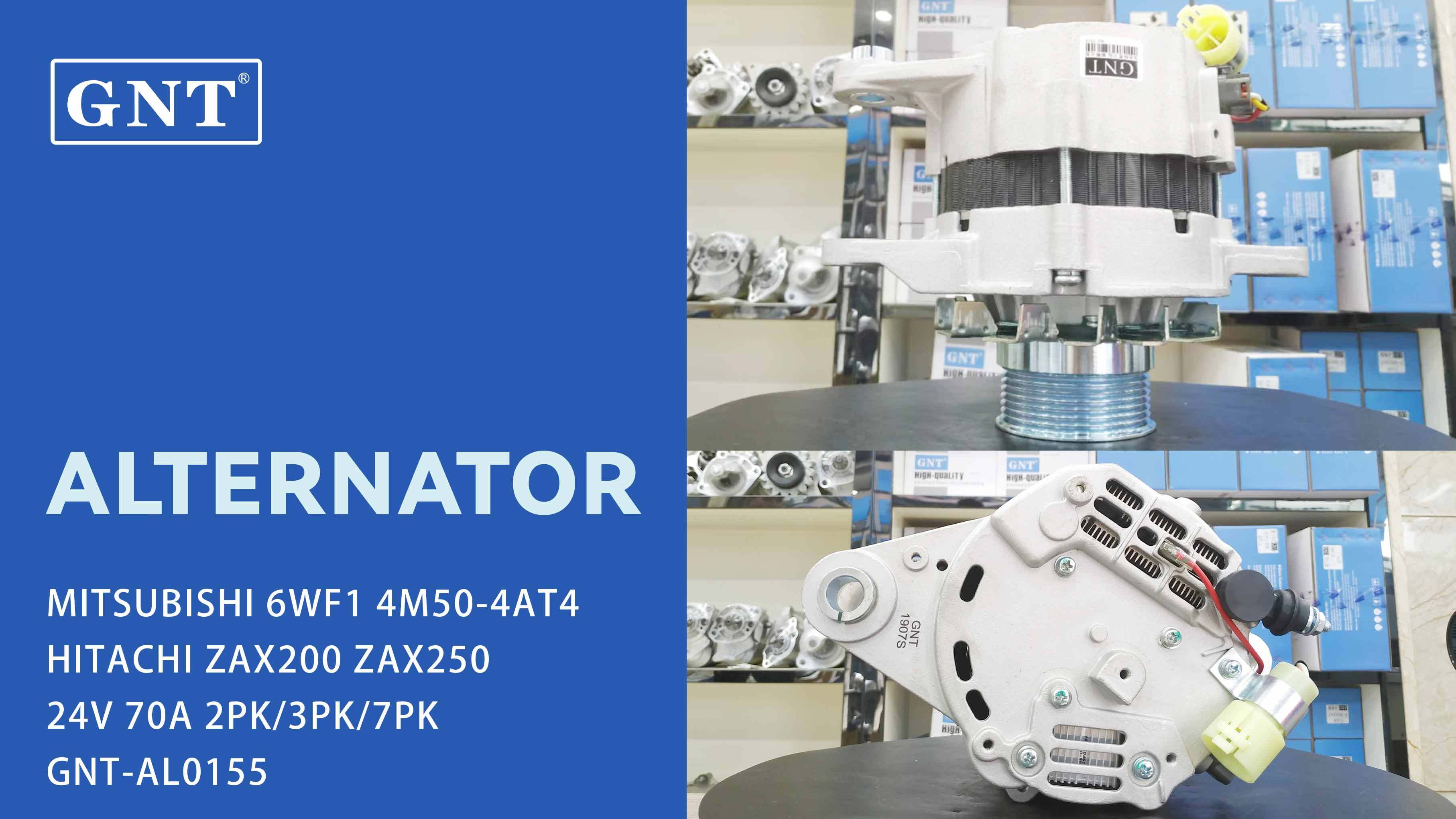 24V 70A Alternator compatible with MITSUBISHI 4M50-4AT4 Engine ME223842 ME225012 ME226263 VI1812005303 DRA1431 ALM6263BS