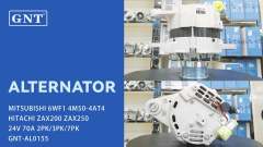 24V 70A Alternator compatible with MITSUBISHI 4M50-4AT4 Engine ME223842 ME225012 ME226263 VI1812005303 DRA1431 ALM6263BS