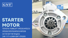 24V 11T Starter Motor compatible with Toyota 1Z Engine 0280006012 1280006920 014963 110490 CST40606AS DRS3257 LRS01881 LRS1881 16614N 21754ND
