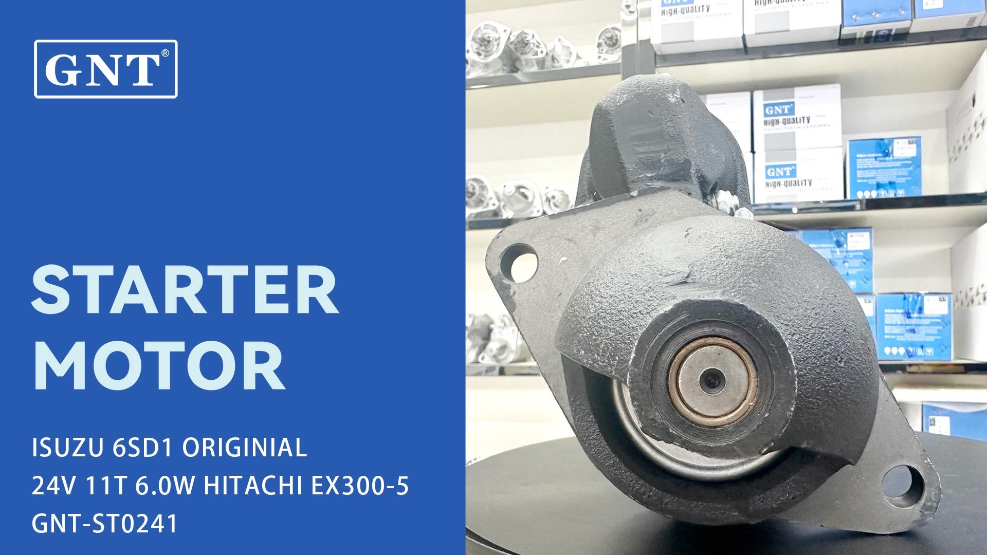 24V 11T Starter compatible with ISUZU 6SD1 Engine 0230006220 0230006221 0230006222 0230006224 0230006225 0230006226 0230007290 0230007291 0230007292