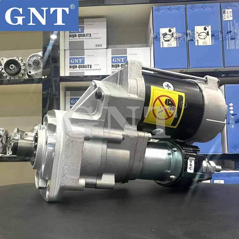 24V 11T Starter compatible with HITACHI ZX160W Engine 0240003120 0240003121 0240003122 0240003123 024000325 0240003250 0240003251 0240003252