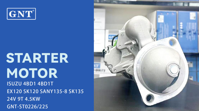 24V 9T GNT Starter compatible with ISUZU 4BB1 4BD1 Engine VI8970298636 VI8970298637 0210001593 0210005021 0230001260 0230001310 0230001680