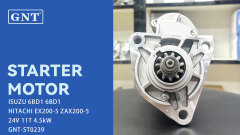 24V 11T Starter compatible with EX200-5 6BG1 Engine 5811000252 5811001180 5811001390 5811001391 5811001560 5811001620 5811001742 8811002531