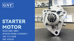 24V Starter compatible with EX200-5 6BG1 Engine JS746 8EA730287001 S25103 41740472 71440236 71440280 LRS01872 LRS1872 PA510033 PA510099