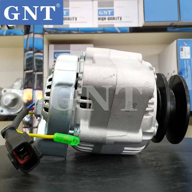12V 45A Alternator compatible with CUMMINS 4BT3.3 Engine TVD1012112941 6008611350 DAN2022 90295562 ALN2125WA ALN2125LK 301N21650Z