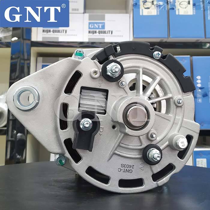 24V 80A Alternator compatible with DAEWOO DH220-5 Engine 25026006 25026006C RK390045 RK39005 30090100071 PK390050 219109 K1010703 30090100034