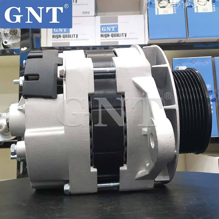 24V 80A Alternator compatible with DAEWOO DH220-5 Engine 25026006 25026006C RK390045 RK39005 30090100071 PK390050 219109 K1010703 30090100034
