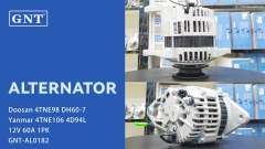 12V 60A Alternator compatible with DOOSAN 4TNE98 DH60-7 Engine DRA0835 DA1945 LRA3292 LRA03292 CAL20158AS CAL20158GS CAL20158RS