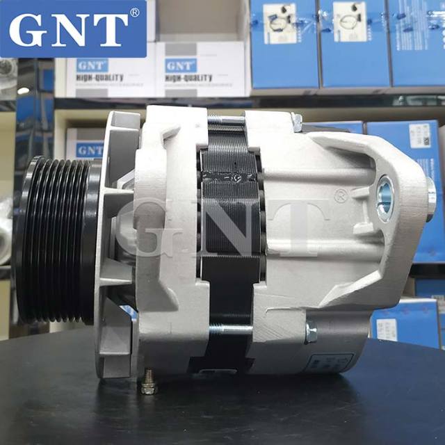 24V 80A Alternator compatible with DAEWOO DH220-5 Engine 25026006 25026006C RK390045 RK39005 30090100071 PK390050 219109 K1010703 30090100034