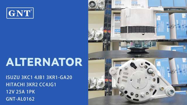 12V 25A Alternator compatible with ISUZU 3KC1 4JB1 Engine GD207064A LR12023 LR12023N LR13586C 5812003580 5812210540 DA4923 DRA3813