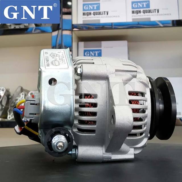 12V 45A Alternator compatible with KUBOTA V2203 V1702 Engine 1002116800 1002116801 1002116802 DAN2018 12196N 12200N ALN6880WA