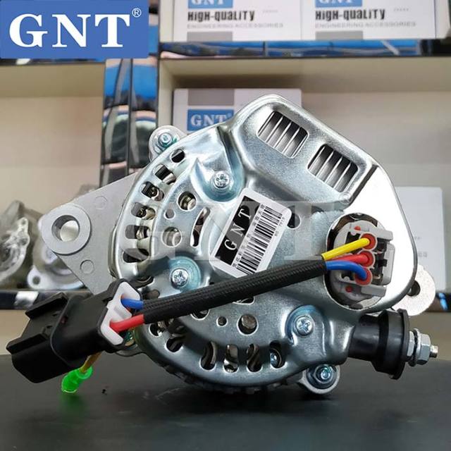 12V 45A Alternator compatible with KUBOTA V2203 V1702 Engine 1002116800 1002116801 1002116802 DAN2018 12196N 12200N ALN6880WA