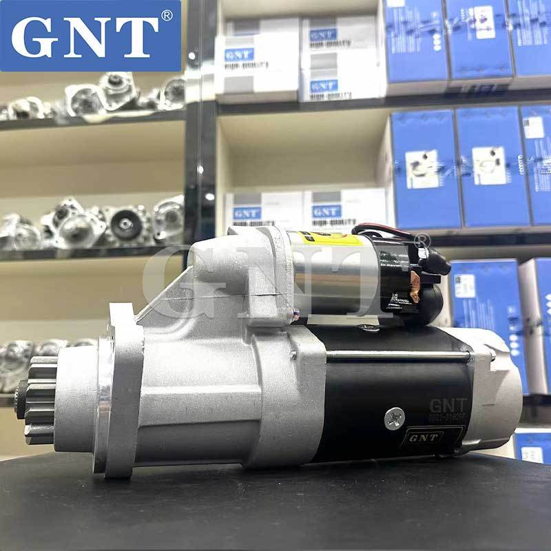 24V 11T Starter Motor compatible with DOOSAN Truck DX225-7 DE08T Engine 153502 30051600057 30051600057A 30051600057B 30051600058B 65262017008A