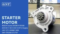 24V 12T GNT Starter compatible with Scania DC9 DC11 DC12 DC13 Engine 113891 115509 CST10682 CST10682AS CST10682ES CST10682OS CST10682RS