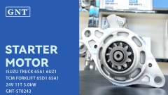 24V 11T 5.0KW Starter Motor compatible with ISUZU TRUCK 6SA1 6UZ1 TCM FORKLIFT 6SD1 6SA1 Engine M009T62372 M9T61871 M9T62371 M9T62372