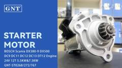 24V 12T GNT Starter compatible with Scania DC9 DC11 DC12 DC13 Engine 0579261 1447911 1796026 2029376 2031368 2148650 2276131 571467 573507 579265 579271