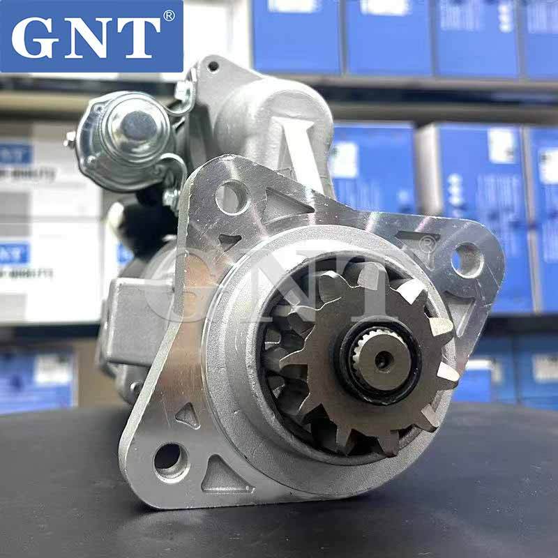 24V 11T GNT Starter Motor compatible with DOOSAN Truck DX225-7 DX225-9 DX250 DX260 DE08T Engine 19080030 19080031 8200334 8200349 DRS0307 DRS0307N 65262017088
