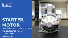 12V 9T Starter Motor compatible with KIOTI TD1400 KOBOTA Engine E550063016 E620063011 E620063012 MG117559 MG120561 600350 TM000A07001 TM000A07101