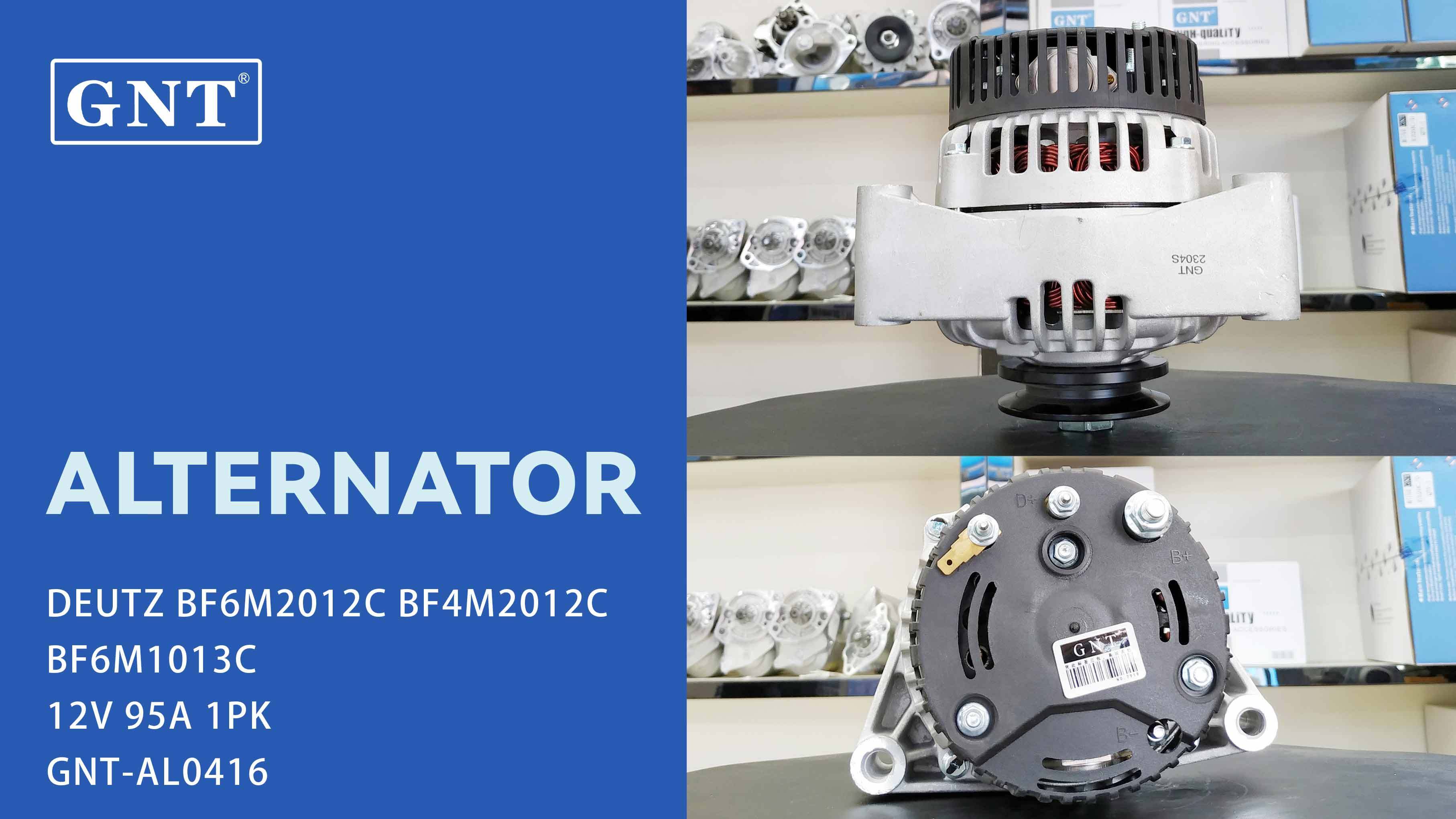 12V 95A Alternator compatible with DEUTZ BF6M2012C Engine LRA3181 LRA03181 21236925 21805948 CAL21135 CAL21135AS 05716783 14623N