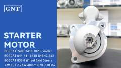 12V Starter compatible with  BOBCAT 2410 Loader Engine 6630181 6651664 0230002170 0230002178 0610000170 02231011 STR4201 STR7053 STR7071 STR7073