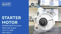 12V 11T 3.5KW GNT Starter compatible with DH55 Excavator ISUZU 4JB1 Engine 8971704000 8972047130 8973263890 8973494020 8980941080 71440357