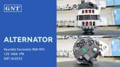 12V 100A Alternator compatible with Hyundai Excavator R60-9VS Engine 21M944001 ALV4059ML 2616264 A0002616264