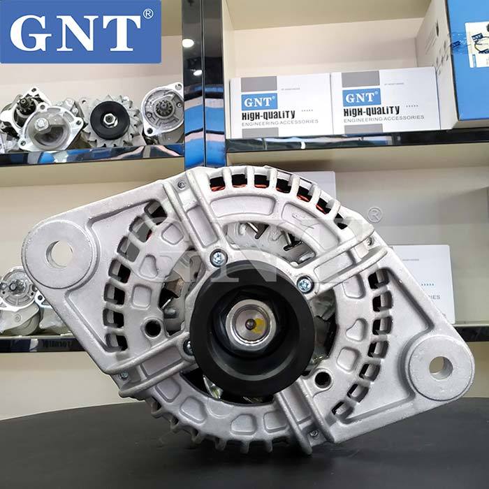 24V 80A Alternator compatible with VOLVO D6D EC210C Engine 0124555020 0124555023 0124555058 11209604 AAN5393 IA9452 AT387573 DRA0111