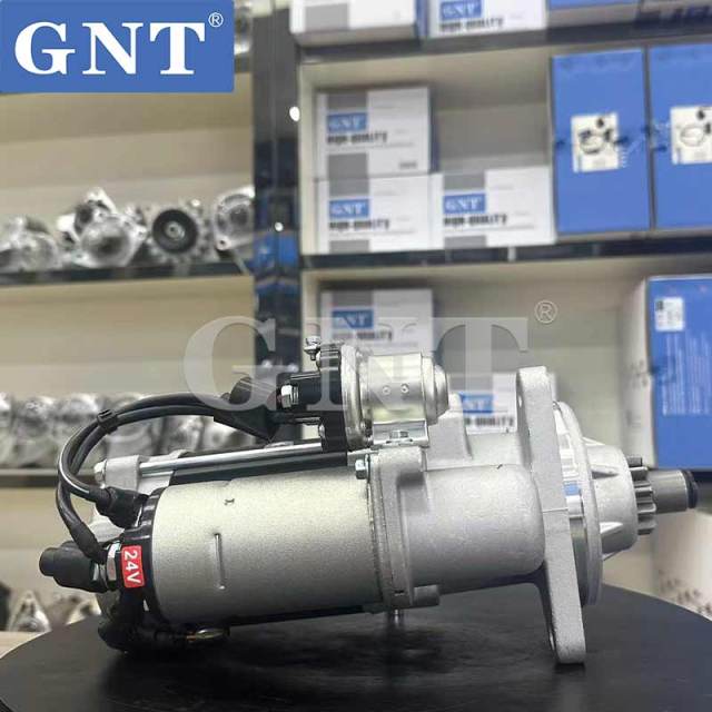24V 11T GNT Starter Motor compatible with DOOSAN DX170W DX225 DL06 Engine 65262017075 65262017075A 65262017093 968436577