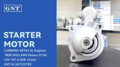 24V 10T Starter compatible with CUMMINS 6BTA5.9L 28MT Engine 10465349 10465401 1109192 1109194 1109539 1113285 1998359 1998360 1998379
