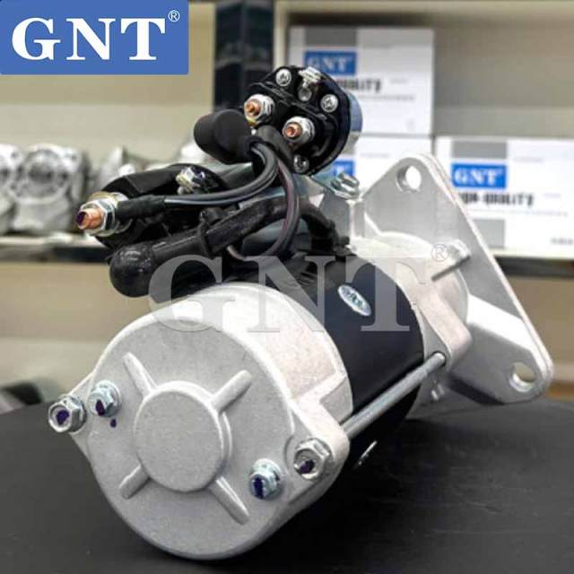 24V 11T Starter compatible with Doosan DH220-5 DX150 DX225-7 DL07 Engine 19080032 19080033 8200475 8200734 8200777 DRS0632 DRS0632N