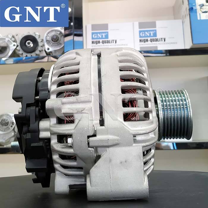 24V 130A Alternator compatible with JOHN DEERE 6135HF Engine 0124655080 0124655191 0124655192 F00E100643 RE538907 RE558679 SE502564 AT488138